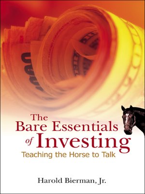 cover image of The Bare Essentials of Investing